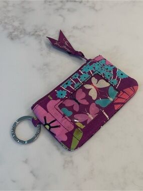 Vera Bradley Cardholder / Change Purse with Keyring